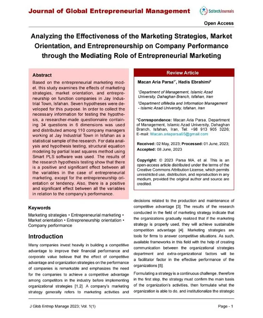 مقاله ماکان آریا پارسا