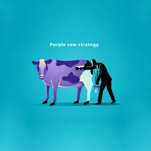 استراتژی گاو بنفش چیست